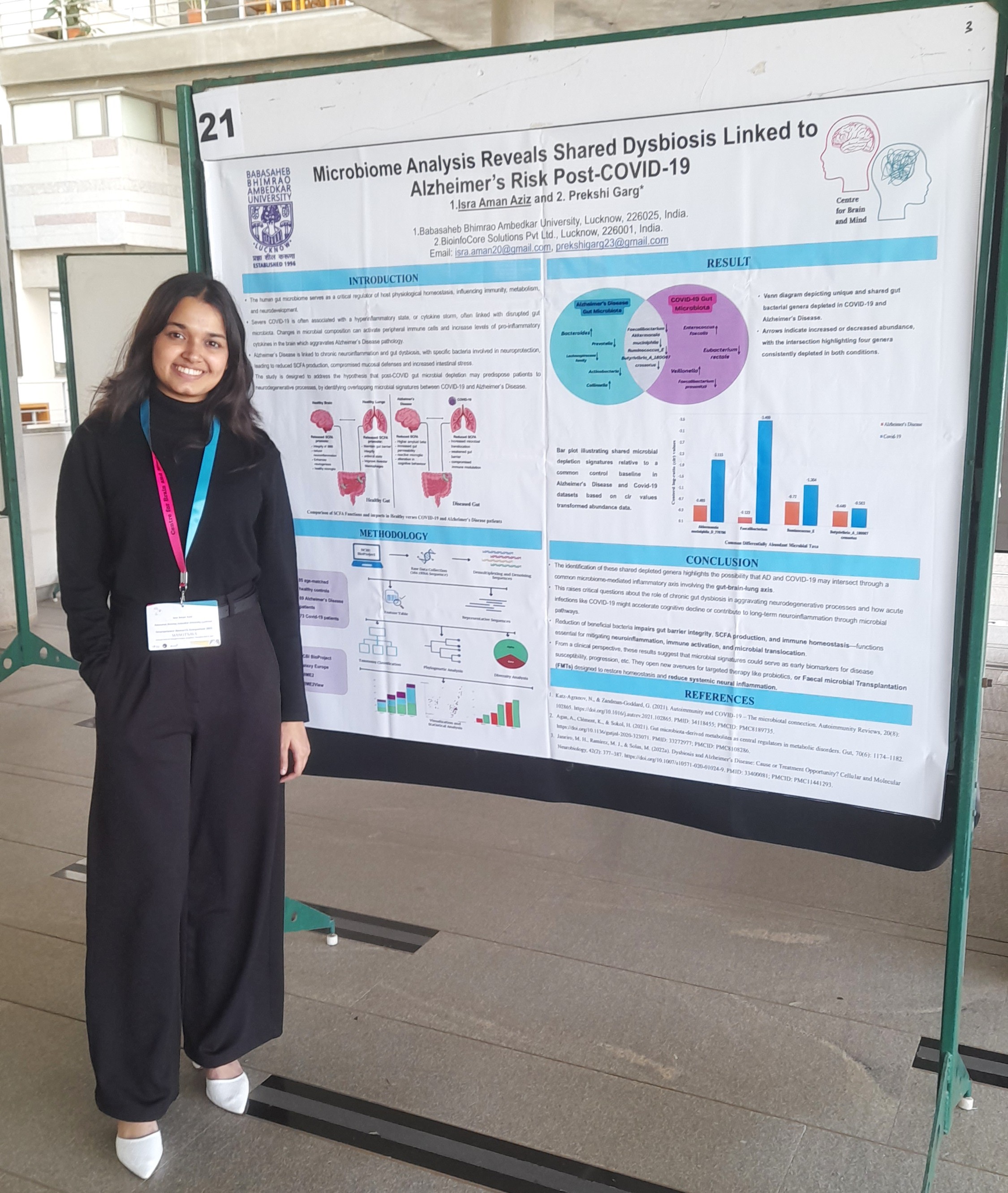 Presenting at the conference