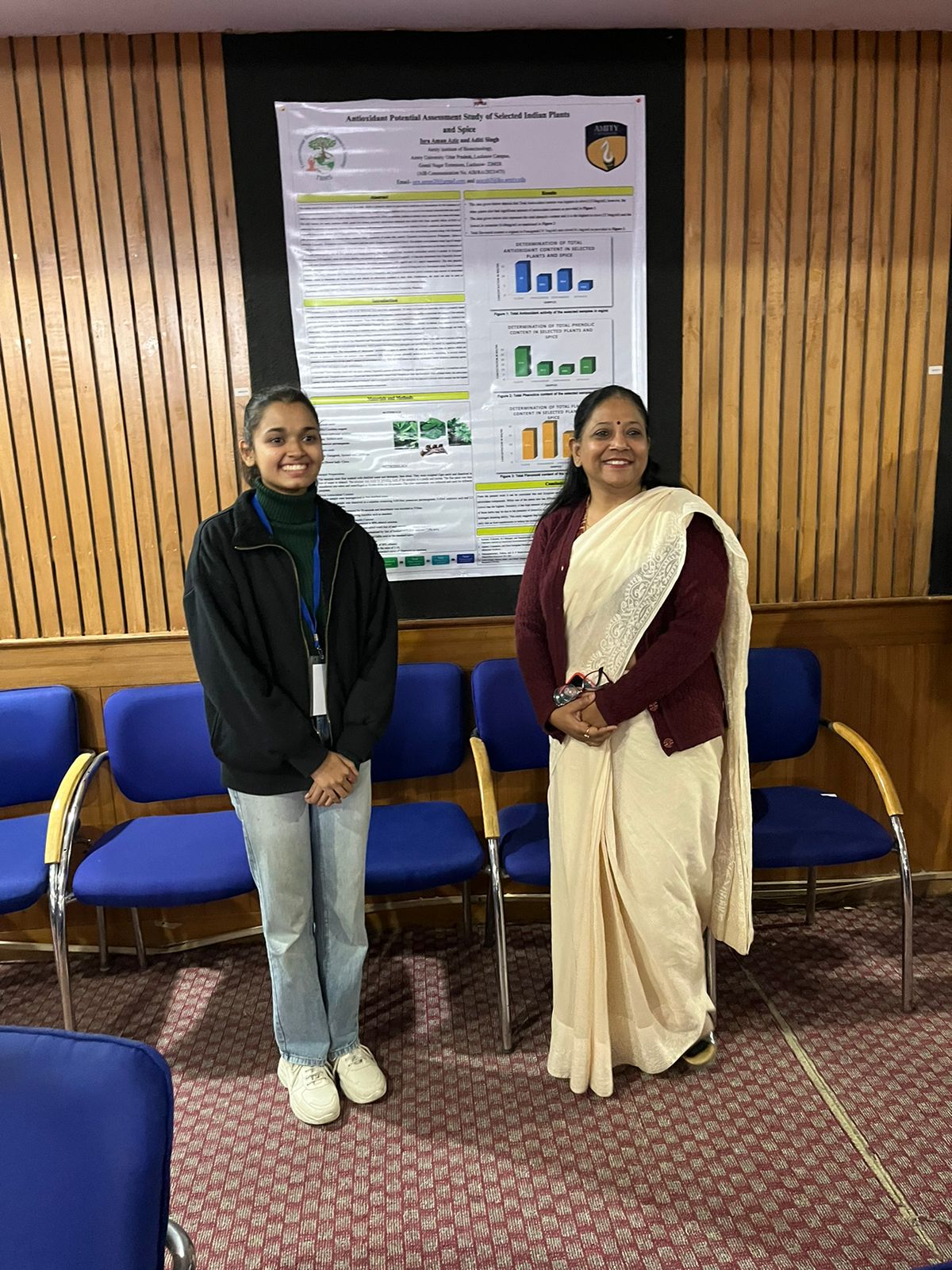 Presenting at the conference